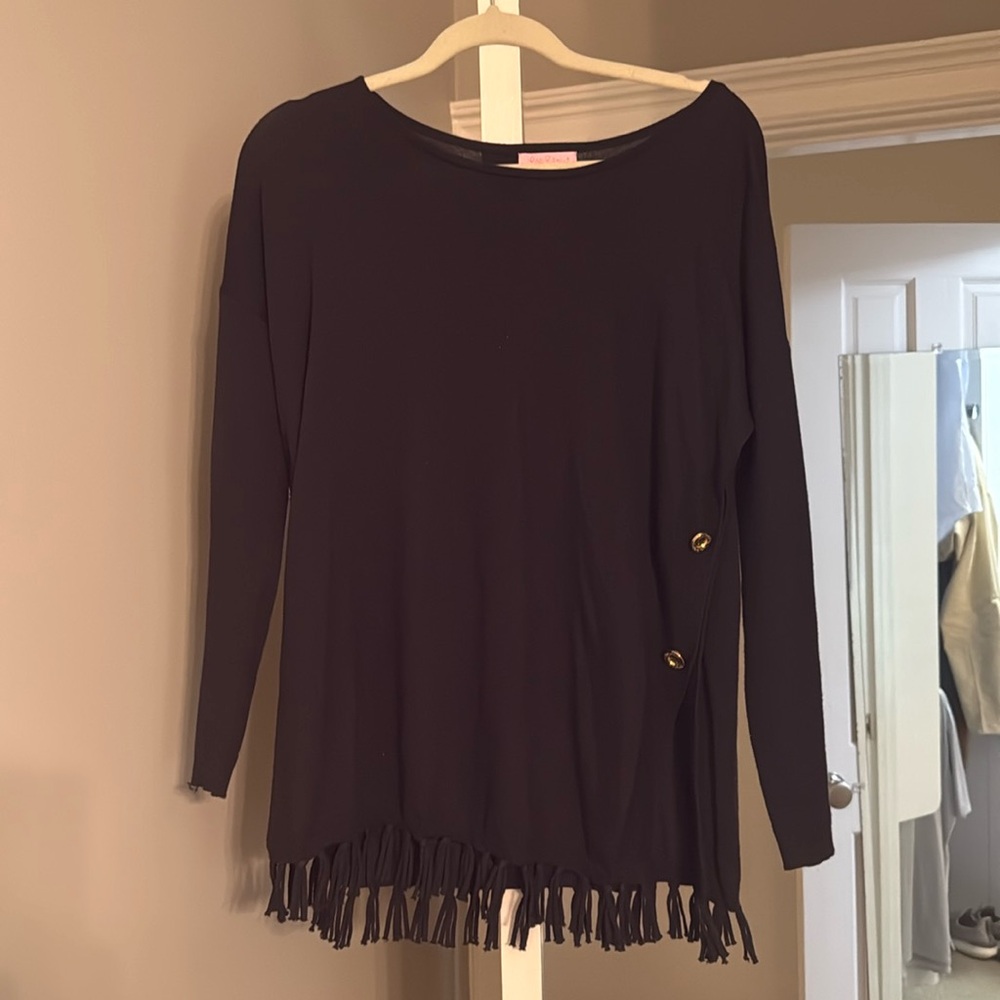 Lilly Pulitzer Ramona Fringe Sweater